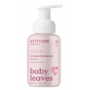 Attitude Baby Leaves putas matu un ķermeņa mazgāšanai bērniem bez smaržas, 295ml